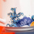 景德镇官方陶瓷国潮经典复古图案个性陶瓷带盖马克杯自带茶漏大容量办公茶杯 锦鲤