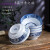 芳瑾（fangjin）青花瓷餐具陶瓷玲珑碗瓷碗5英寸饭碗套装家用碗盘复古小碗 5英寸(青之韵)碗5个