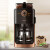 飞利浦（PHILIPS） 咖啡机家用全自动双豆槽自动磨豆预约功能美式咖啡壶 HD7762/70金属棕