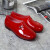安至防护 D335 耐磨雨鞋男士浅口水鞋雨靴水靴防滑防水塑胶套鞋劳保胶鞋 红色 41