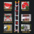 美消  消防铝合金升降伸缩梯子 耐腐耐滑 工作救援梯   消防铝合金梯6米12kg