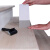 稳斯坦 W5968 (15条)PEVA楼梯防滑条 地板台阶浴室磨砂防滑贴 透明6*32in(15*81cm)