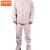 京州实邦  加厚牛皮电焊皮衣耐高温大码焊接皮裤B 灰色单层全皮上衣+裤子 XL