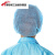 一次性头套无纺布帽子男女医生护士通用卫生保洁无尘车间防尘透气 19寸蓝色1包