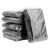 海斯迪克 HKY-85 加厚黑色垃圾袋 商用环卫平口大垃圾袋新料（100只） 90*110cm