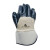 代尔塔201170 安全袖口重型丁腈3/4涂层手套 针织透气耐磨防滑手套 8码 1副装