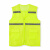 曼睩 MJ-06反光荧光绿 志愿者马甲网布带口袋加反光条志愿者背心广告衫MJ-001