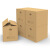 勤致（QINZHI） 纸箱 80×50×60cm（5个装）打包快递纸箱子公司搬家箱仓库包装搬运纸箱整理箱 QZ002B 无扣手