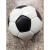 台盈美式橄榄球全国6寸pu海绵实心世界杯足球儿童安全拍拍皮球居家室 15厘米黑白足球