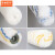 京洲实邦 油漆刷羊毛滚筒装修涂料刷墙工具滚筒刷十个装B 4寸纯白长毛棉线