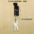 TATA木门锁芯室内门黑色青古铜金色PVD大70锁芯小70锁芯铜 小70黑色锁芯圆扭 3550mm 通用型 带钥匙