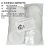 重松日本防尘口罩DR28SU2K配件U2K滤芯保护棉水洗圆形棉加厚加密白色 进口滤芯保护棉200片送储物盒1个