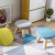 斯坦德 小凳子 实木小凳子创意全实木方凳现代简约家用宝宝矮凳木凳 蘑菇凳(颜色随机)