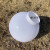 球形中华路灯灯罩螺口卡口亚克力柱子柱头圆球围墙户外防水外壳 (不发黄加厚)直径35卡口12.5CM