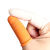 手指套防护劳保耐磨加厚乳胶护指防滑耐磨乳胶麻点手指套橡胶防护 橙色麻点防滑指套 S小号98个装
