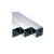 工孚 不锈钢方管 201 不锈钢管 装饰管 可加工定制 脚手架用钢材 3米/根 单位：根 20*20*0.8mm 