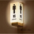 侧装卫生间发光门牌洗手间标识牌带灯男女厕所灯箱WC指示夜牌 G 25x11cm