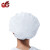 世霸 SHIBA 防静电帽防尘帽电子食品纺织行业工作帽1顶起购 厨师帽无窗白色