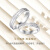 CRD克徕帝【现货闪发】PT950铂金戒指结婚订婚白金戒指情侣对戒 13号-3.35g