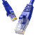 麦森特（MAXCENT） 超五类网线 无氧铜线芯百兆网络跳线 高速宽带线网线 双水晶头彩色网线 蓝色3米
