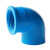 语塑 塑料给水管配件 蓝色塑料内丝角弯 De25 一个价 定制