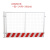鼎红 基坑护栏建筑工地防护栏杆围挡交通设施临边施工围栏道路隔离网网片款--白色1.2*2米