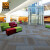 爱柯部落 方块毯办公室拼接地毯 会议客厅满铺防滑地垫装隔音地毯25cm×100cm（4片）绿色 110099