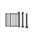 欧仓 小区电动广告门刷卡门禁人行通道闸全自动栅栏侧小门 栅栏门+刷卡进+按钮出（宽1.05-1.45米）单位：个