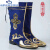 芮帕维吾族舞鞋子少数民族蒙古鞋子藏族靴新疆羌族儿童男女舞龙打鼓猴 蓝色男款 33