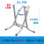 简易折叠桌脚 架子桌子腿 桌脚支架 桌子架 餐台脚 桌腿支架折叠 小号展开高50管厚0.5银色