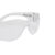 守众（SAFETY GUARD）E1431经济型防护眼镜 防冲击防刮擦双面防雾透明轻便护目镜 透明 均码