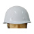 双利 盔式玻璃钢安全帽旋钮式 30顶/箱 SL-6-白