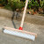 工霸（GONGBA）木柄尼龙地刷 长柄户外硬毛清洁地面污渍地板刷 宽60cm 1把   