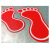 安诺康安全警示标识 脚印地贴 加厚磨砂防水耐磨