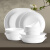 康宁（VISIONS） 康宁餐具套装纯白16件组 进口夹层玻璃碟碗盘子套装蒸烤箱可用 纯白16头 1头