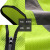 邦道尔反光背心建筑工地安全工作服网布环卫荧光马甲路政绿化外套 黑色 L