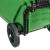 兰诗（LAUTEE）LJT2211 绿色普通脚踏垃圾桶  120L 大号脚踏垃圾桶