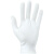 白手套纯棉薄款工作礼仪文玩劳保加厚耐磨防滑防护作业尼龙线手套 （07）加厚无尘款-高弹性（1双）