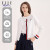 ELLE ACTIVE法式减龄针织开衫女士秋季新款时尚休闲通勤舒适外套 白色 XXL