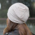 化疗后女帽子春夏季薄款透气化疗帽女薄光头睡帽月子帽中老年包头 1803波浪条纹-灰色 薄款包头帽