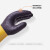 兰浪 U200 PVC防滑手套 耐磨劳保工业 工作劳动水产防护加厚耐用防水 80双/箱  紫褐色 xl 