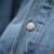 Calvin KleinCK Jeans2024春夏新款男士布标复古纯棉宽松牛仔衬衫外套 1A4 牛仔浅蓝 XS