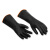 厚创 耐酸碱手套 加厚工业防腐蚀化工防护手套橡胶手套 35cm 
