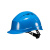 代尔塔(DELTAPLUS） 安全帽蓝色新国标工地防砸可调节通风孔可印字102009 1顶装