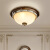 欧式吸顶灯卧室灯 复古彩绘书房灯过道走廊玄关阳台灯具 CF9030-40