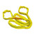 起重圆形吊带绳 工业起重柔性吊装带国标双扣环圆形吊车吊带5吨3 双扣3吨4米