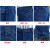 久臻 YSF178 长袖牛仔工作服套装 工厂车间耐磨透气劳保服 工地焊工服工装 蓝色套装 3XL/185码(170-185斤) 