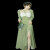 吉诺丰京法式复古温柔风吊带连衣裙三亚海边度假沙滩长裙两件装仙女气质 绿色吊带 S