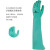 代尔塔201846超长丁腈防化手套 46厘米加厚耐用防水防化学品耐油耐酸碱手套 绿色 8.5 
