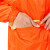 厚创   双层分体雨衣雨裤套装 加大加厚反光环卫路政执勤防汛雨衣   橙色 XXL